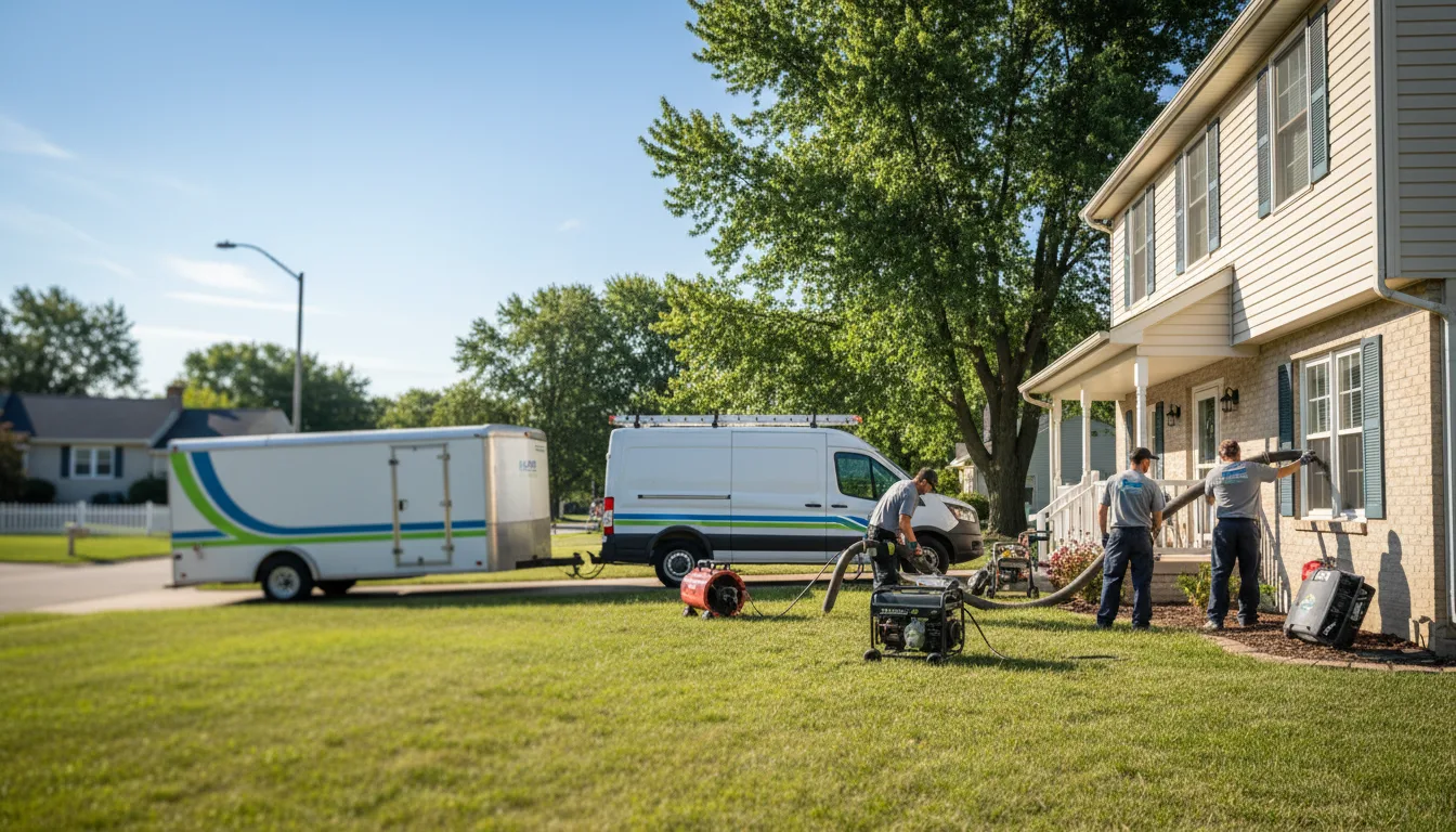 Flooded Basement Restoration And Cleanup With Repair in Thawville, IL near me